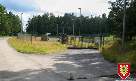 Einfahrt in die Panzerwaschanlage (2009-07)