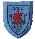 Patch NEC Wettkampf 2./JgBtl 512 aus dem Jahr 1987