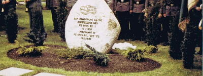 Einweihung des Bataillonssteins des PzGrenBtl 173 in der Hamburger Boehn-Kaserne
