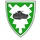 Ein schwarzer Panzer ist auf einem grün-weiß umrandeten Wappen der Panzergrenadierbrigade abgebildet.