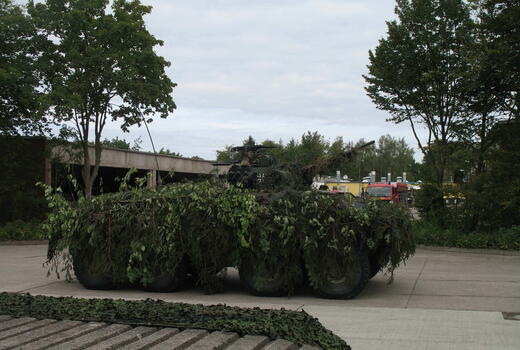 Spähpanzer Luchs vom AufklBtl6 in der Rettberg Kaserne in Eutin