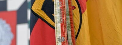 Truppenfahne des PzGrenBtl 163