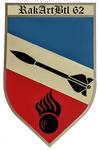Wappen Raketenartilleriebataillon 62 (alte Ausführung)