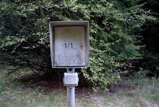 Telefonkasten in der ehemaligen StOMunNdlg Lanken
