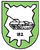 Ein Wappen zeigt einen gepanzerten Fahrzeugumriss mit der Zahl 182 auf grünem Hintergrund.