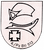 Ein Wappen zeigt stilisierte Helm- und Schwertmotive über einem Kreuz, beschriftet mit "4./PzBtl 513".