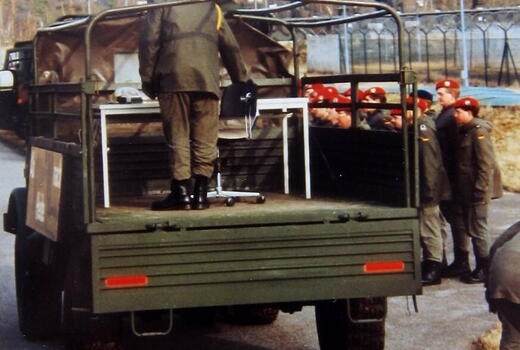 Auflösung des SAS Kellinghusen - Letzter Appell am SAS (1991)