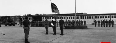 Auflösungsappell des PzBtl 513 am 11. Juni 1992 in der Briesen-Kaserne Flensburg (Juni 1992)