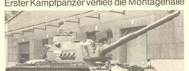 Zeitungsartikel: Einführung M48 mit 105mm Kanone im PzBtl 174