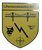 Gelbes Wappen des 5. Fernmeldebataillons 610 mit Brücke, Blitz, Insekt und nautischen Symbolen.