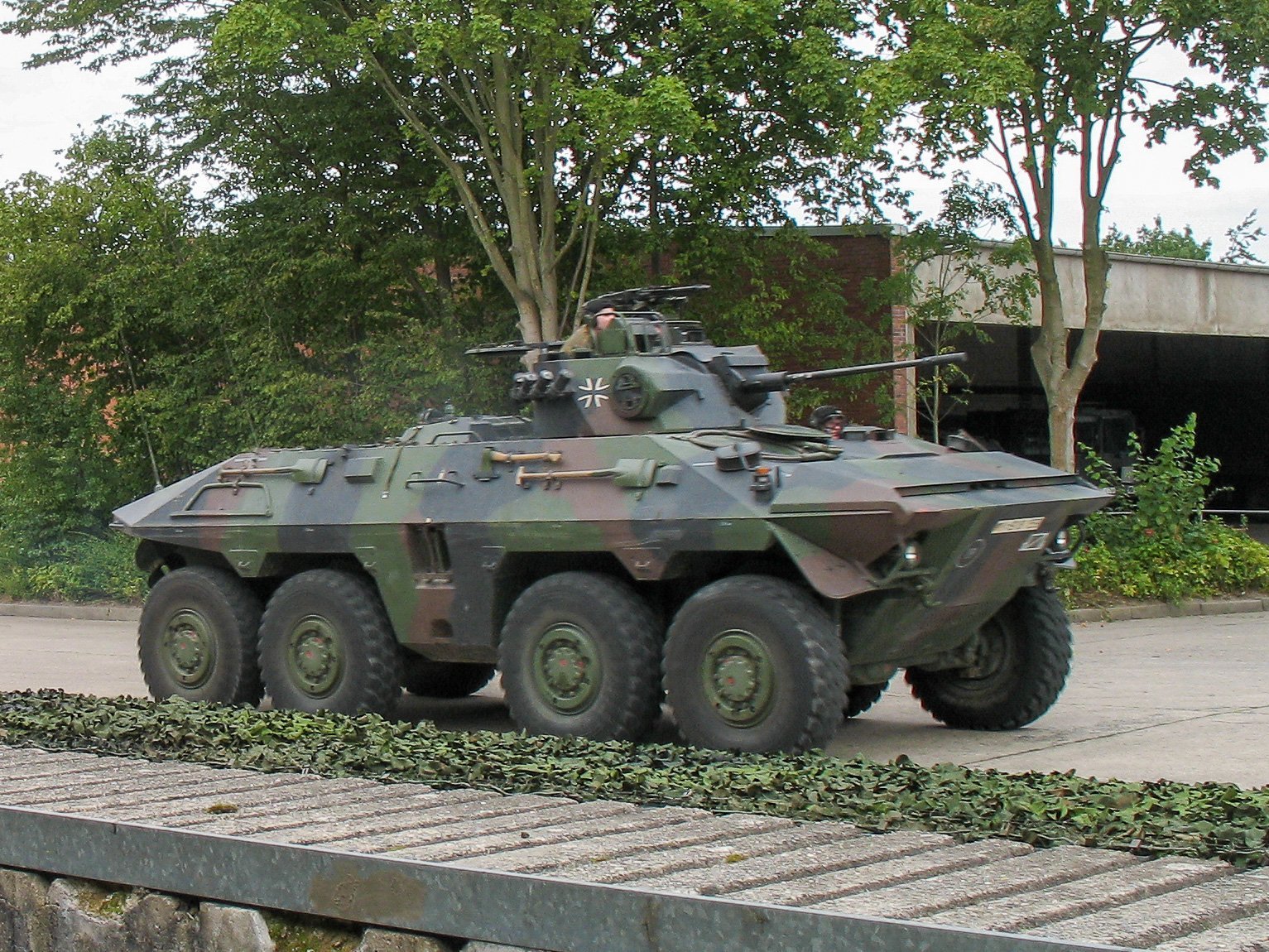 SpPz LUCHS beim Tag der offenen Tür AufklBtl 6 (2008)